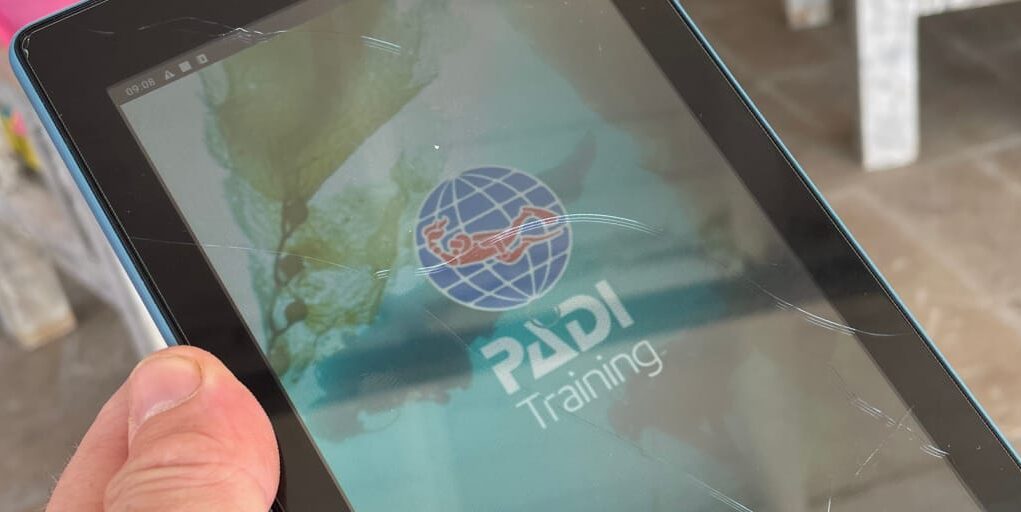 PADI eLearning on Kindle Fire