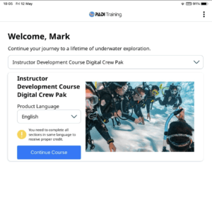 PADI IDC eLearning