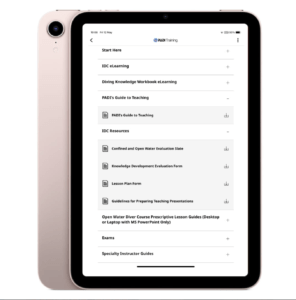 PADI IDC eLearning